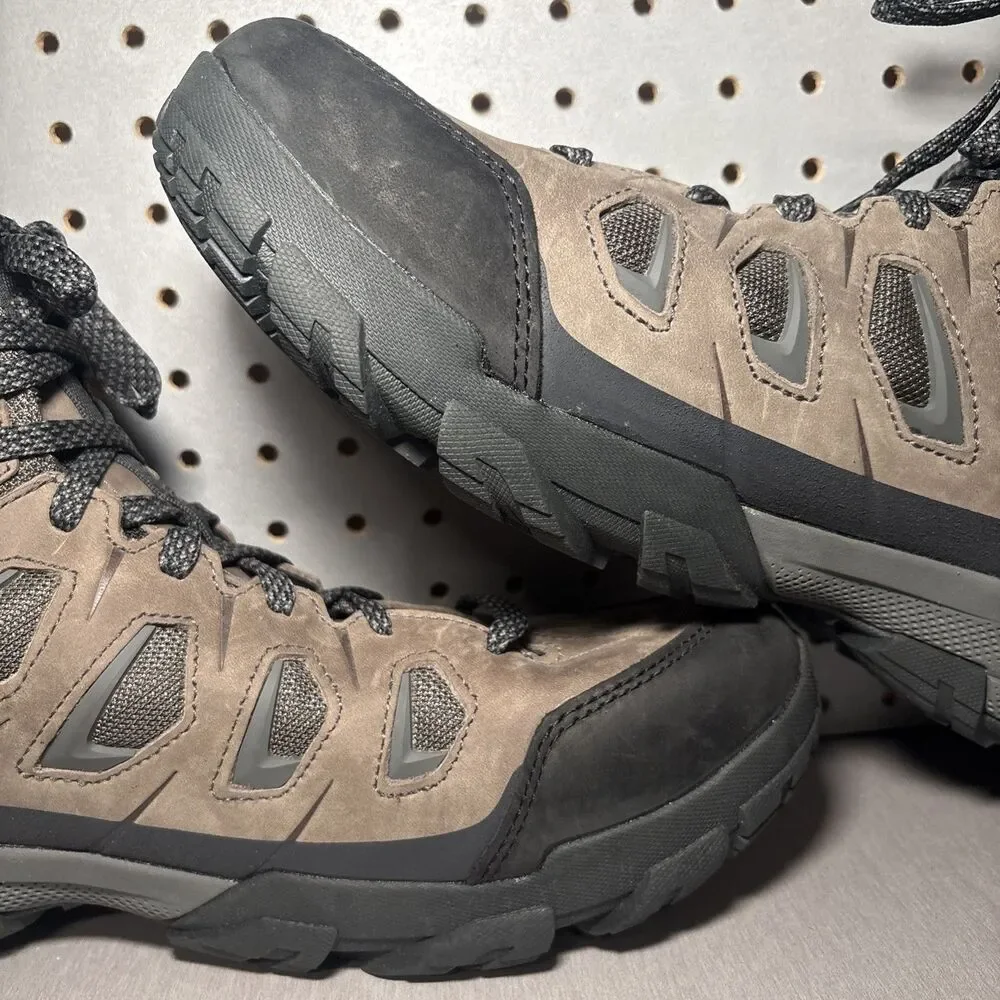 Oboz Sawtooth X Mid Hiking Boots Mens Size 15 Brown Charcoal B-Dry Waterproof WP